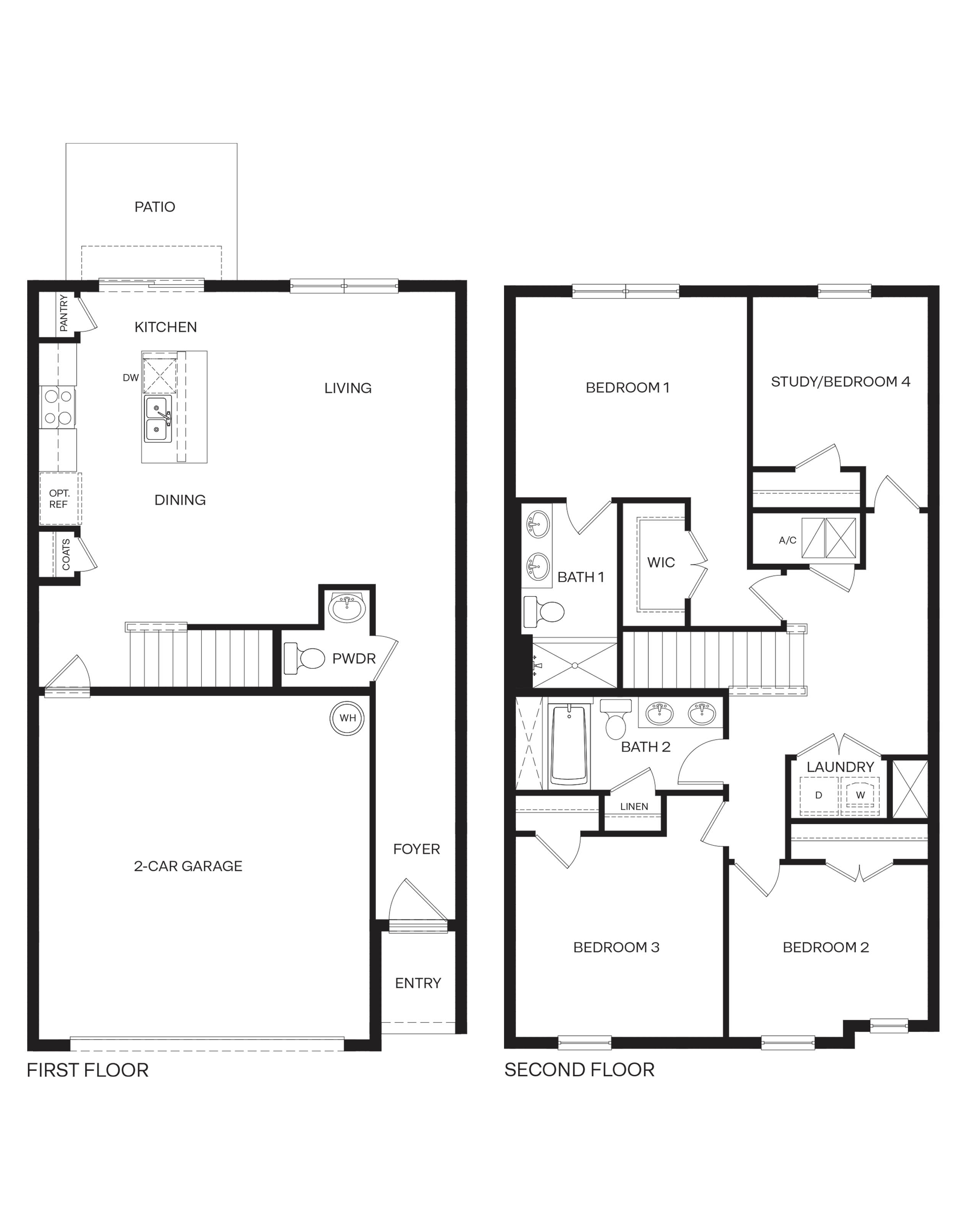 townhome floorplan