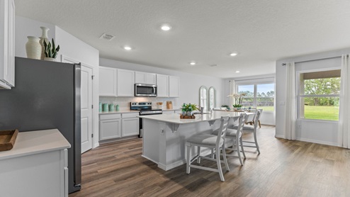 Kitchen quartz counters
