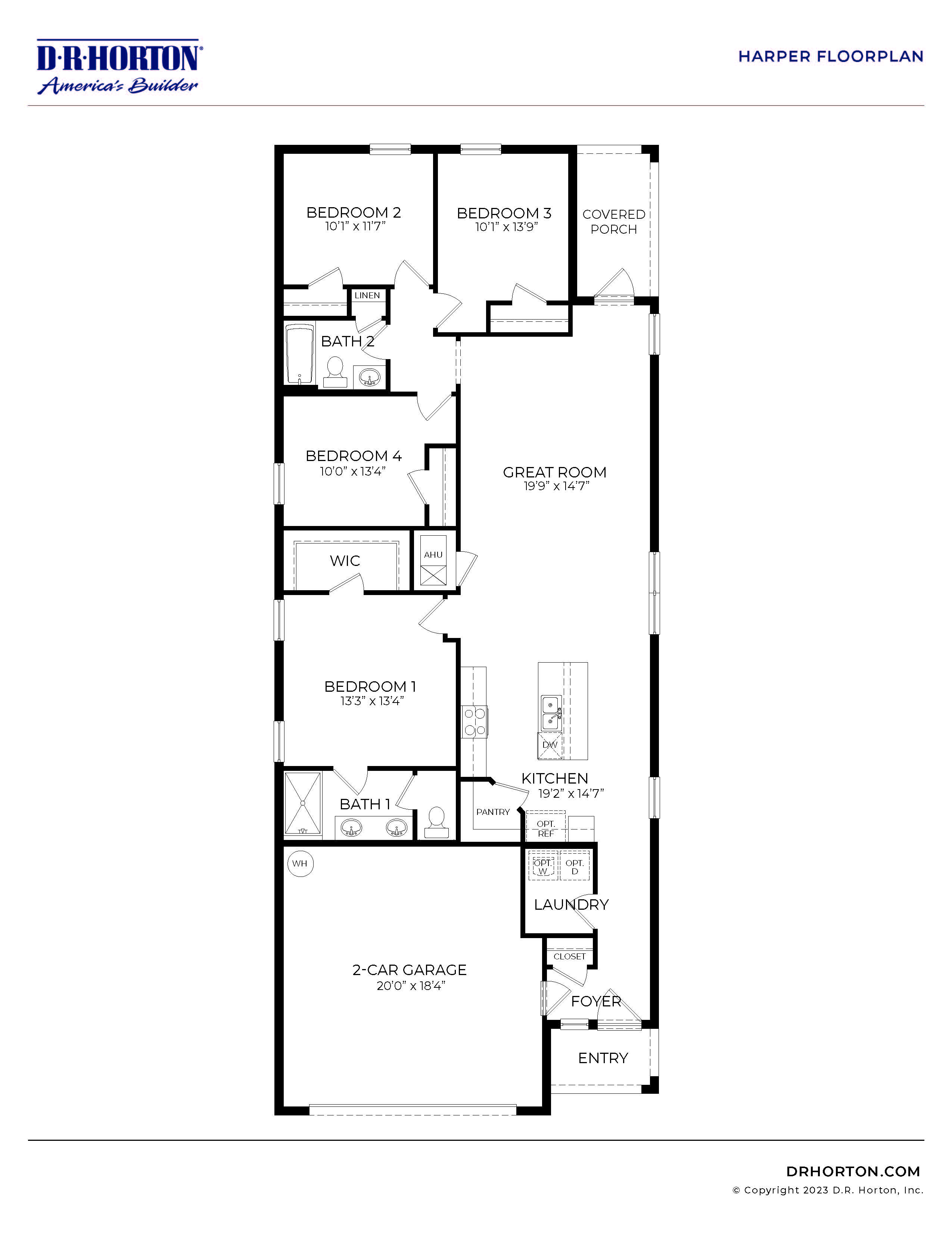 Harper Floorplan Layout