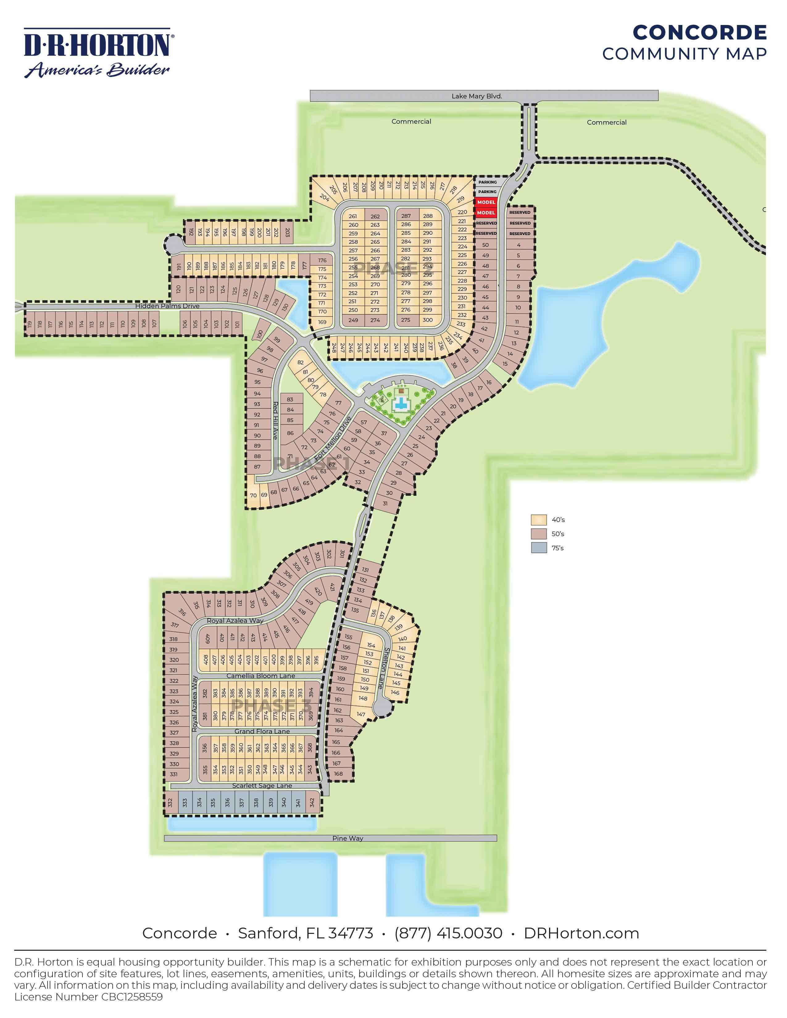 Static Lot Map
