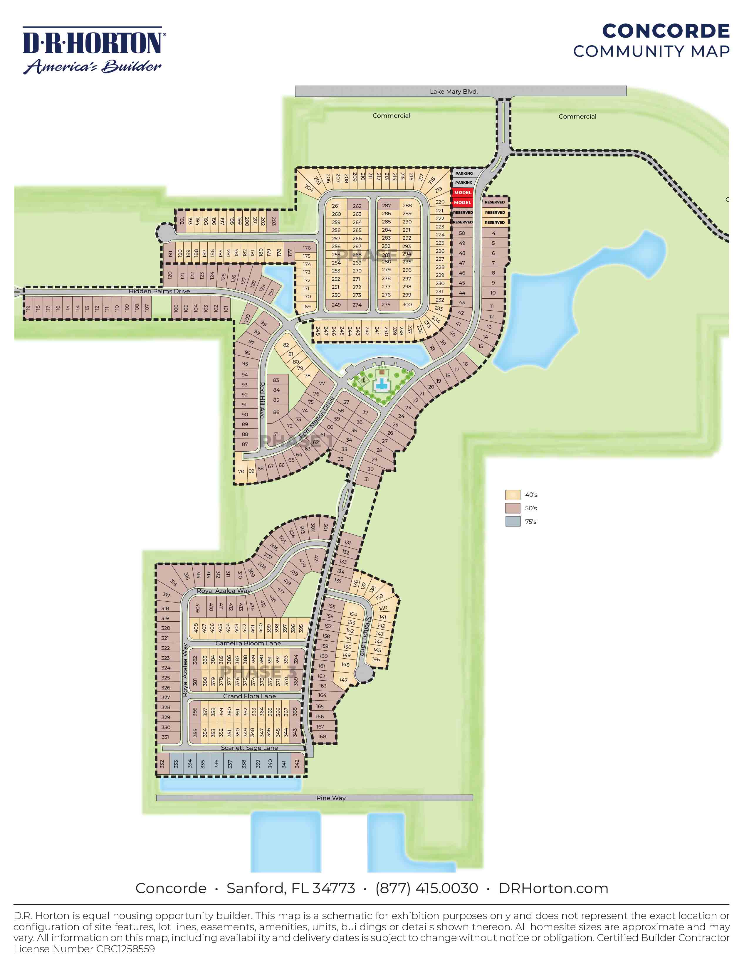 Static Lot Map