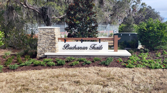 Buchanan Trails Newberry Florida monument