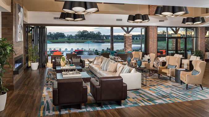 Ocala Preserve clubhouse and lounge