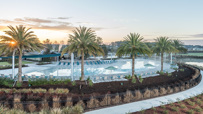 Ocala Preserve aerial amenity pool