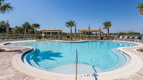 JB Ranch amenity center pool Ocala Florida