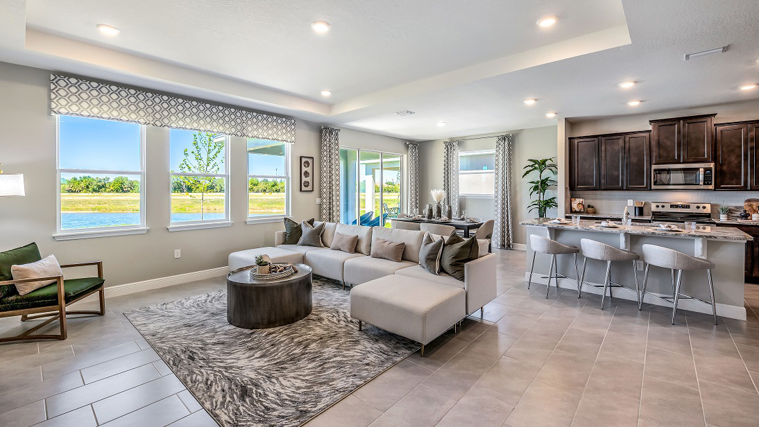 Holden open concept floorplan