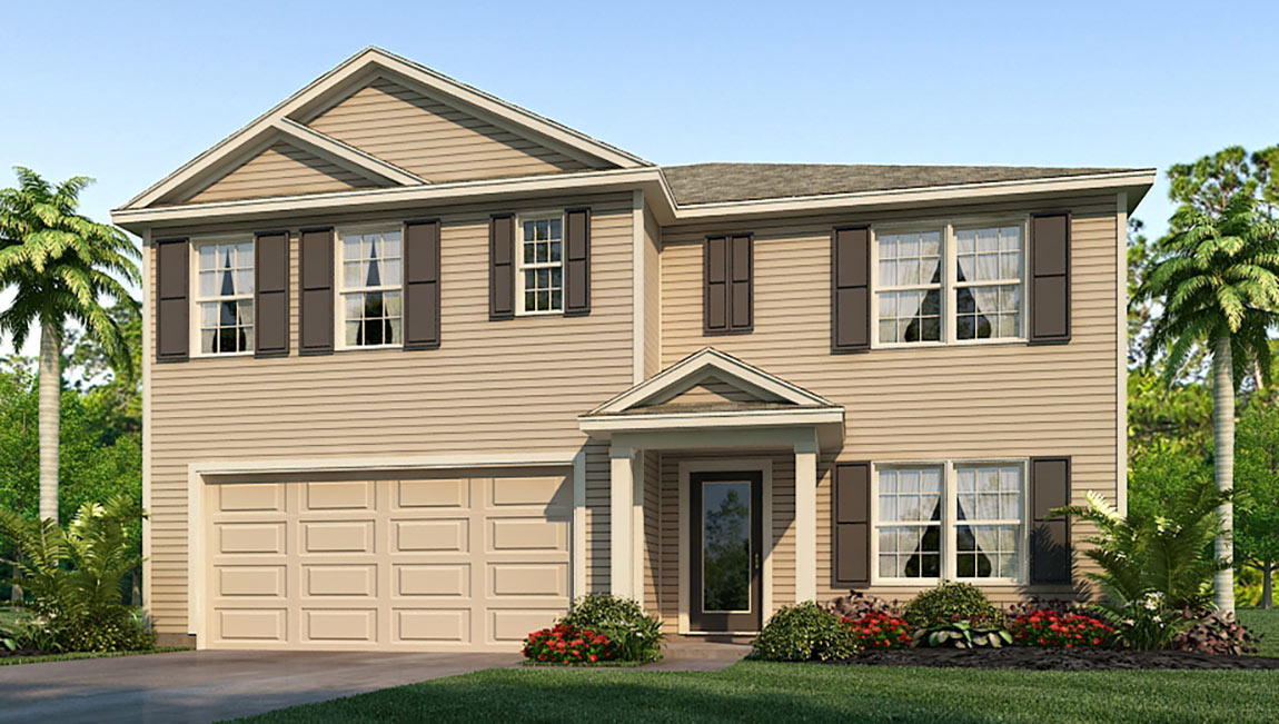 Floor Plan in Avalon Woods Newberry, FL D.R. Horton