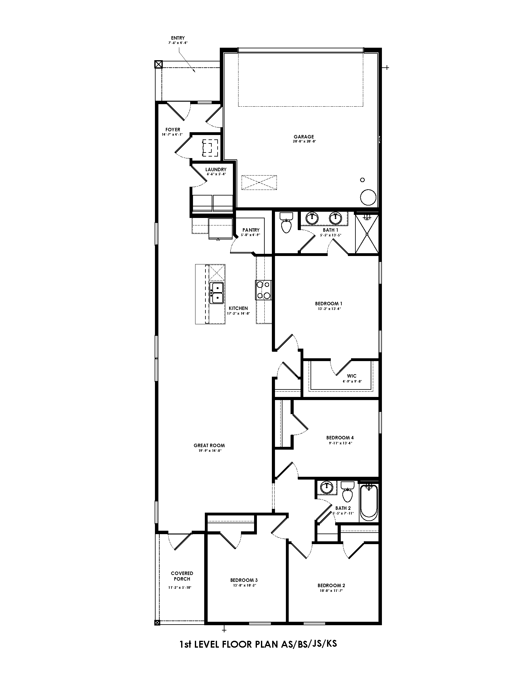 Harper floorplan blacklines