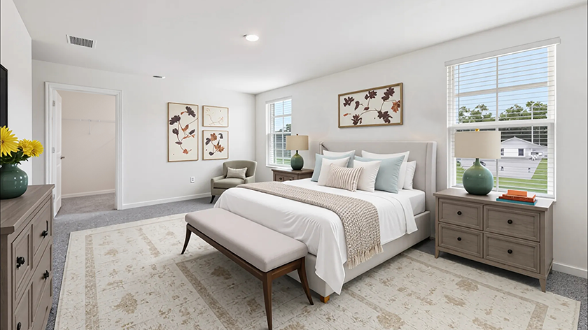 primary bedroom