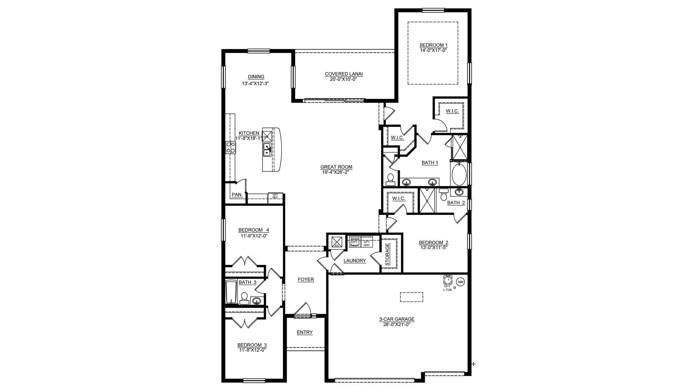 Hawthorne Floorplan Blacklines