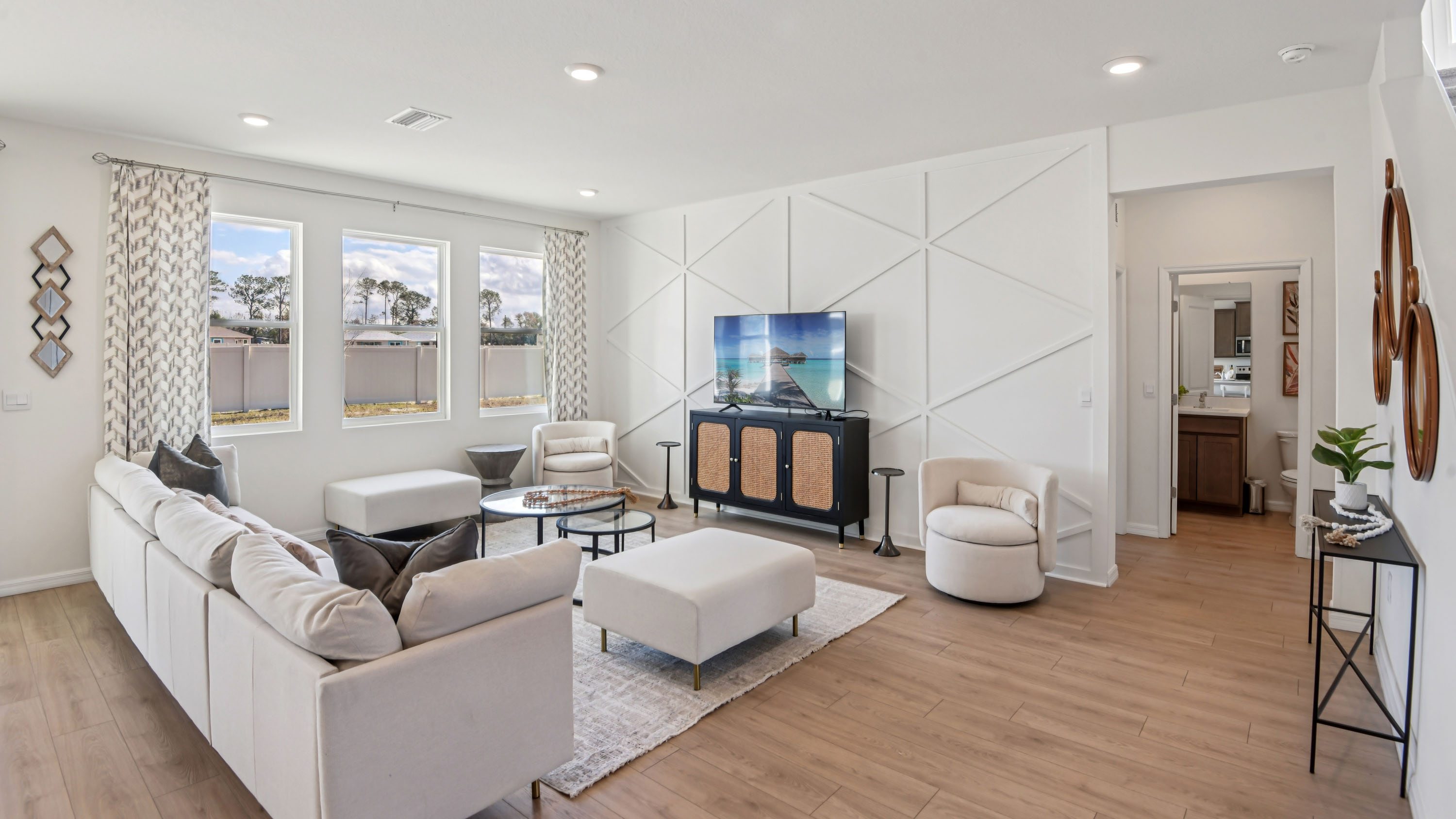 Coral Living Room
