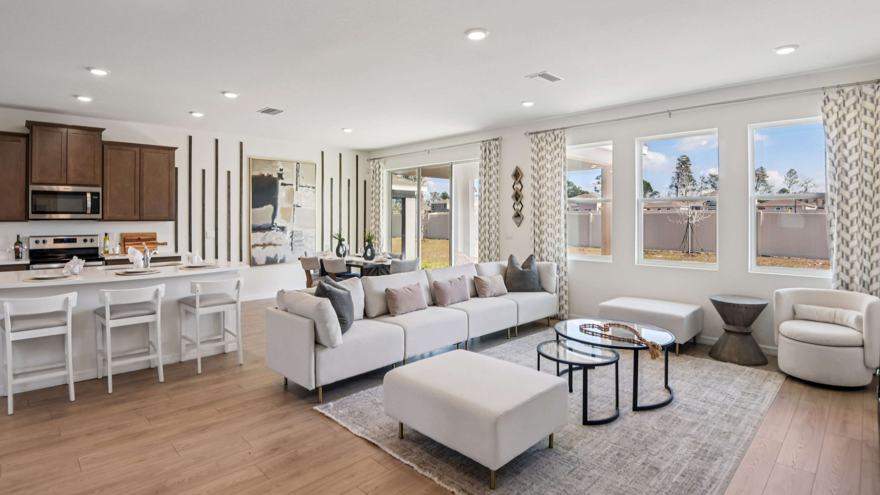 Coral Living Room