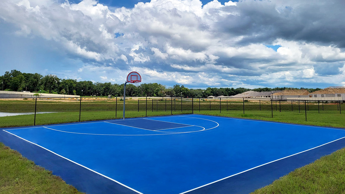 Sunset Hills Basketball court