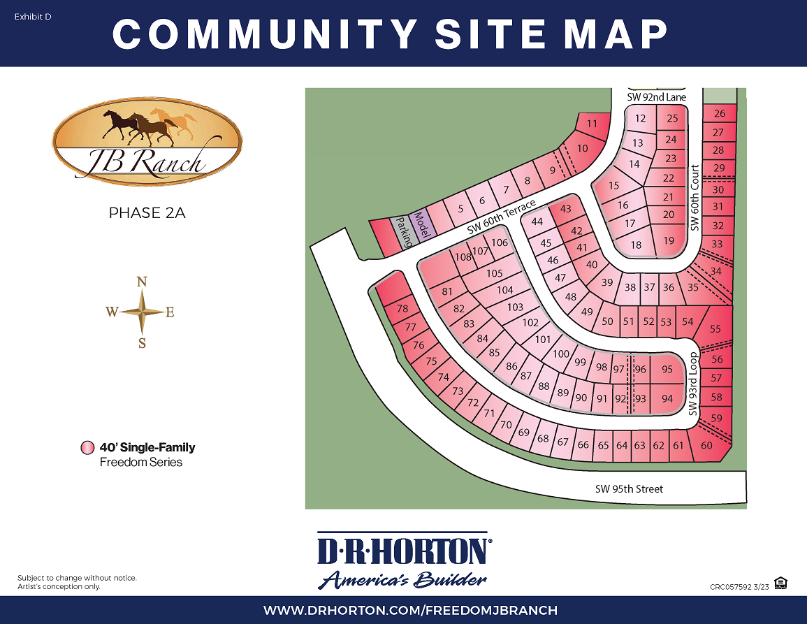 New Homes in Freedom JB Ranch Ocala, FL D.R. Horton