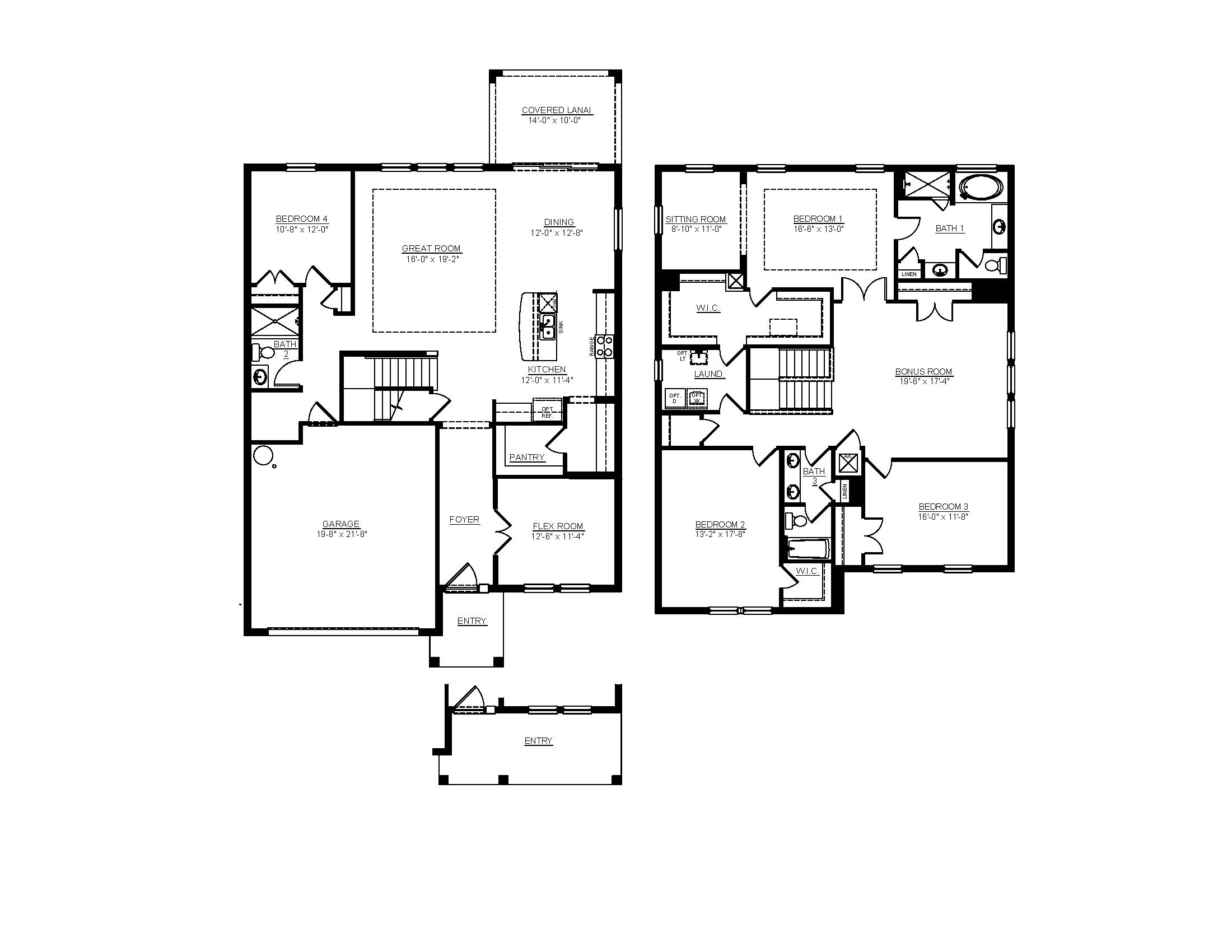 Holden floorplan blacklines