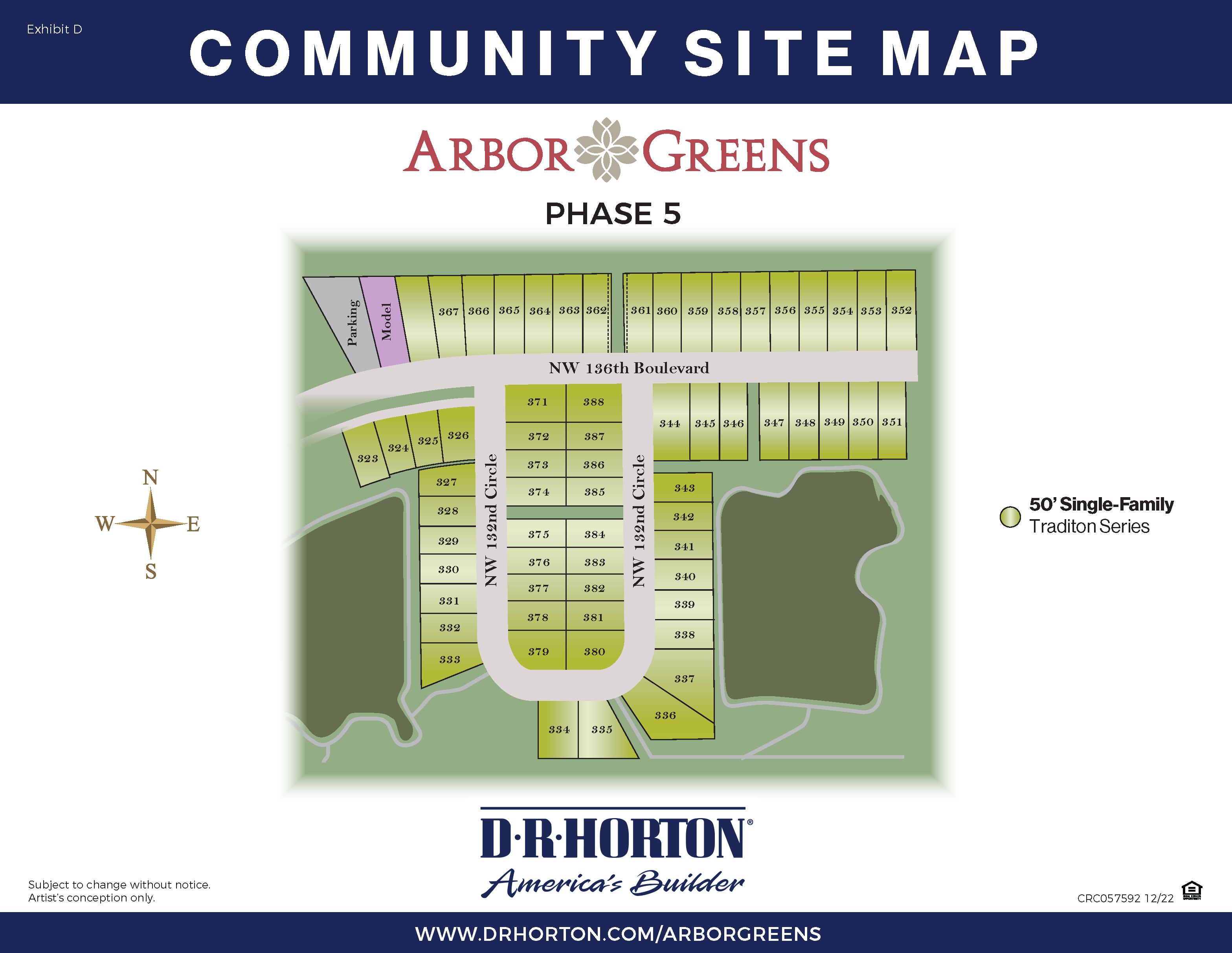 New Homes in Arbor Green Newberry, FL D.R. Horton