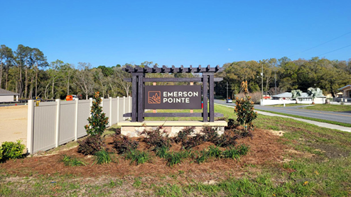 Emerson Pointe Northeast Ocala monument