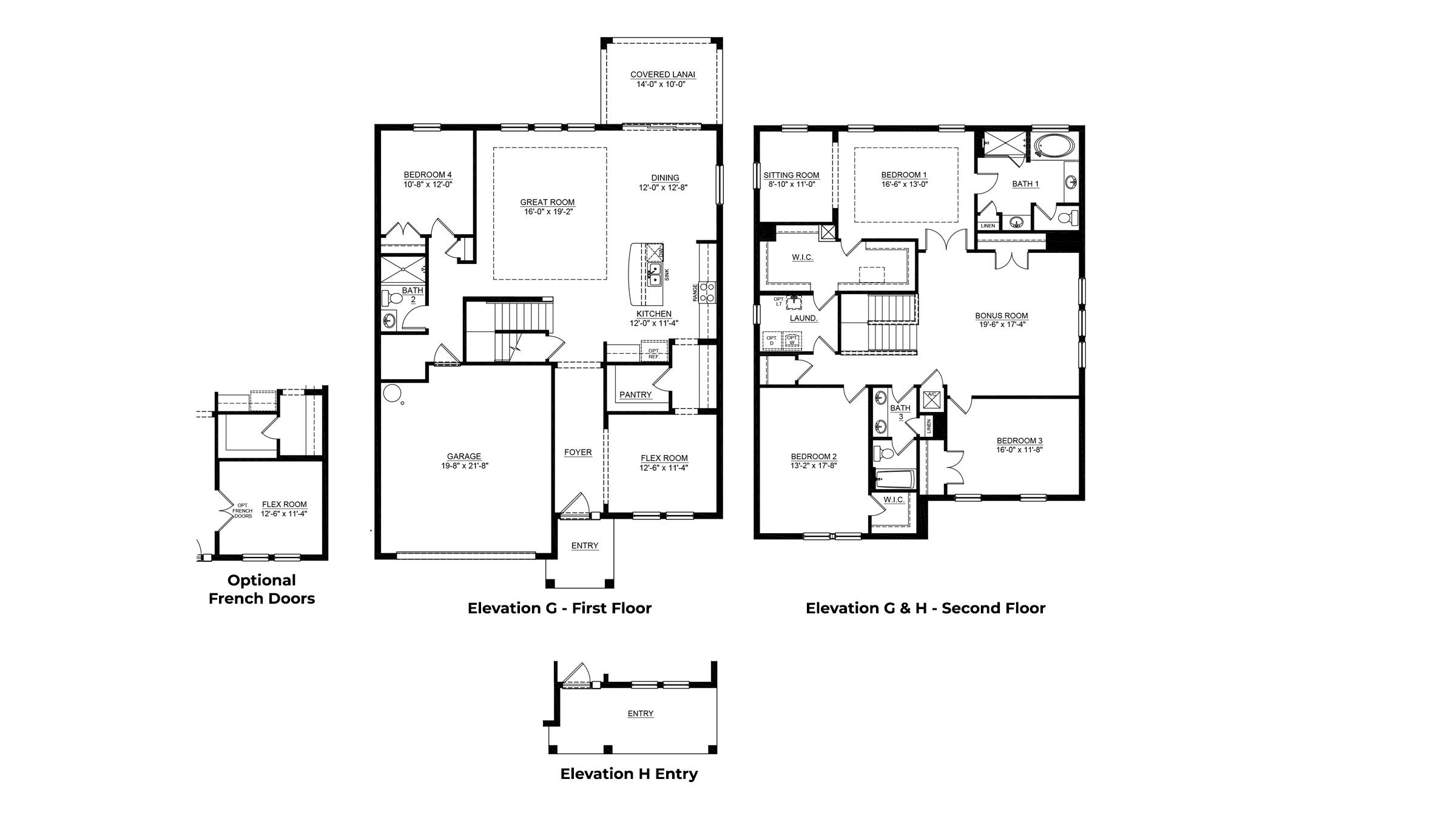Holden floorplan blacklines