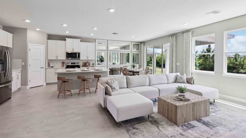 Coral Living Room