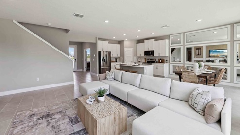 Coral Living Room