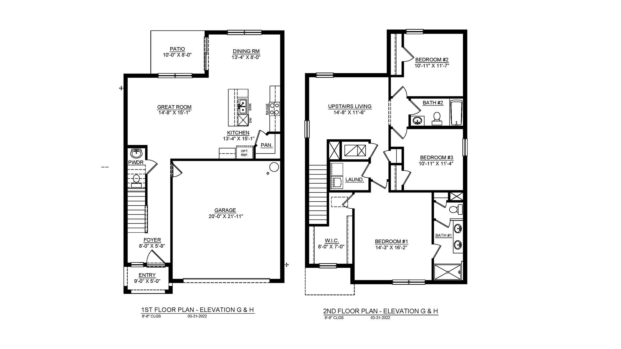 Darwin floorplan blacklines