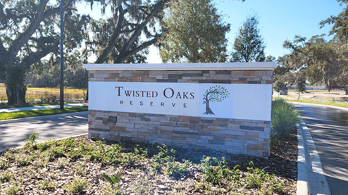 Twisted Oaks Monument Wildwood Florida