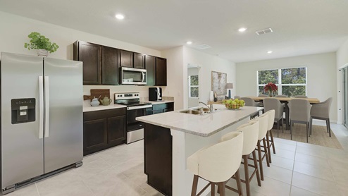 Aria kitchen with large island