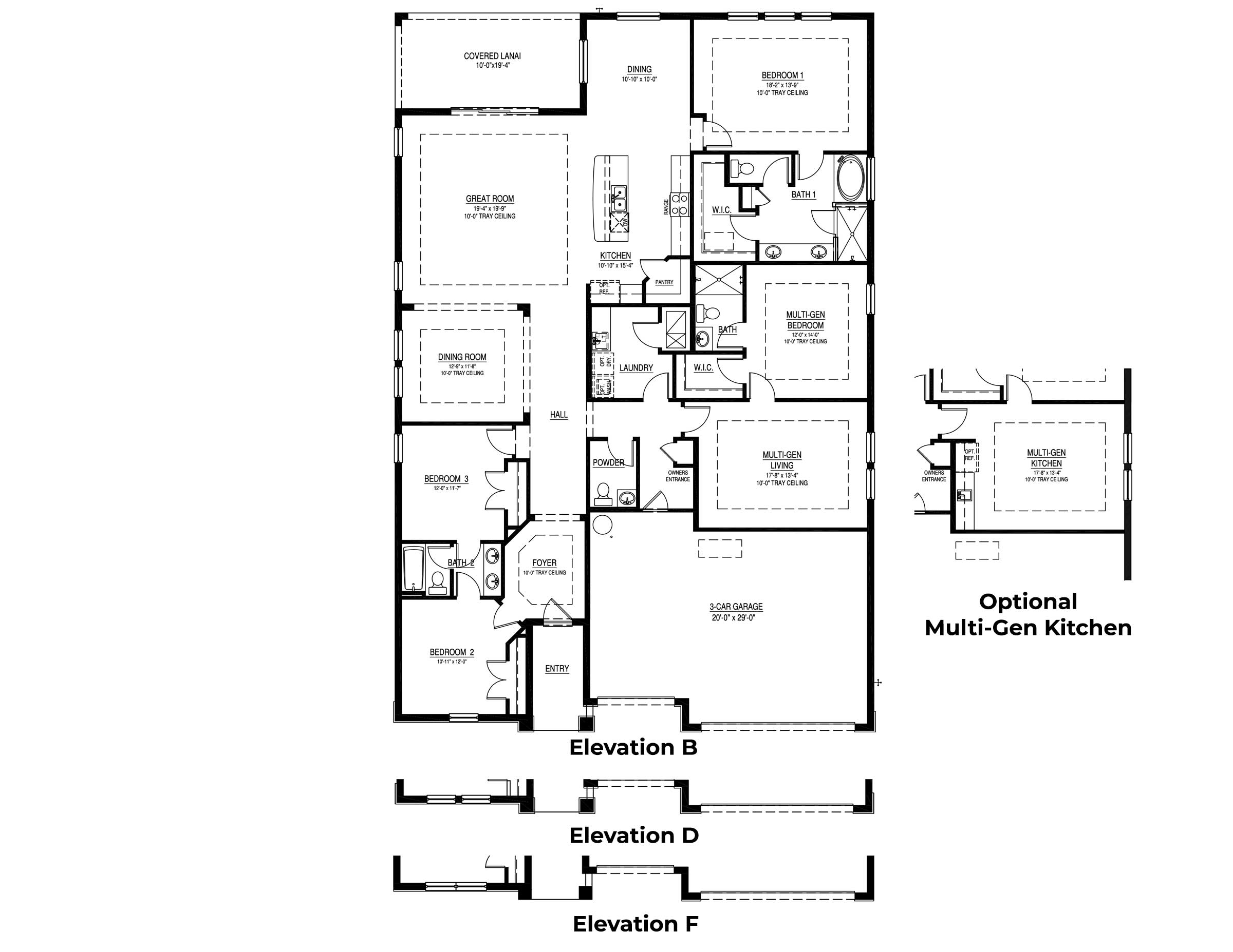 Camden floorplan blacklines