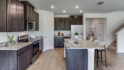 Finley Woods Coral kitchen