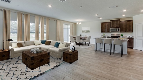Finley Woods kitchen and dining rooms