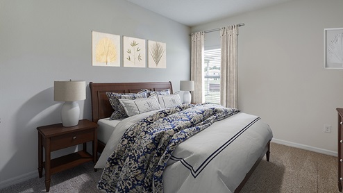 Finley Woods Coral downstairs bedroom