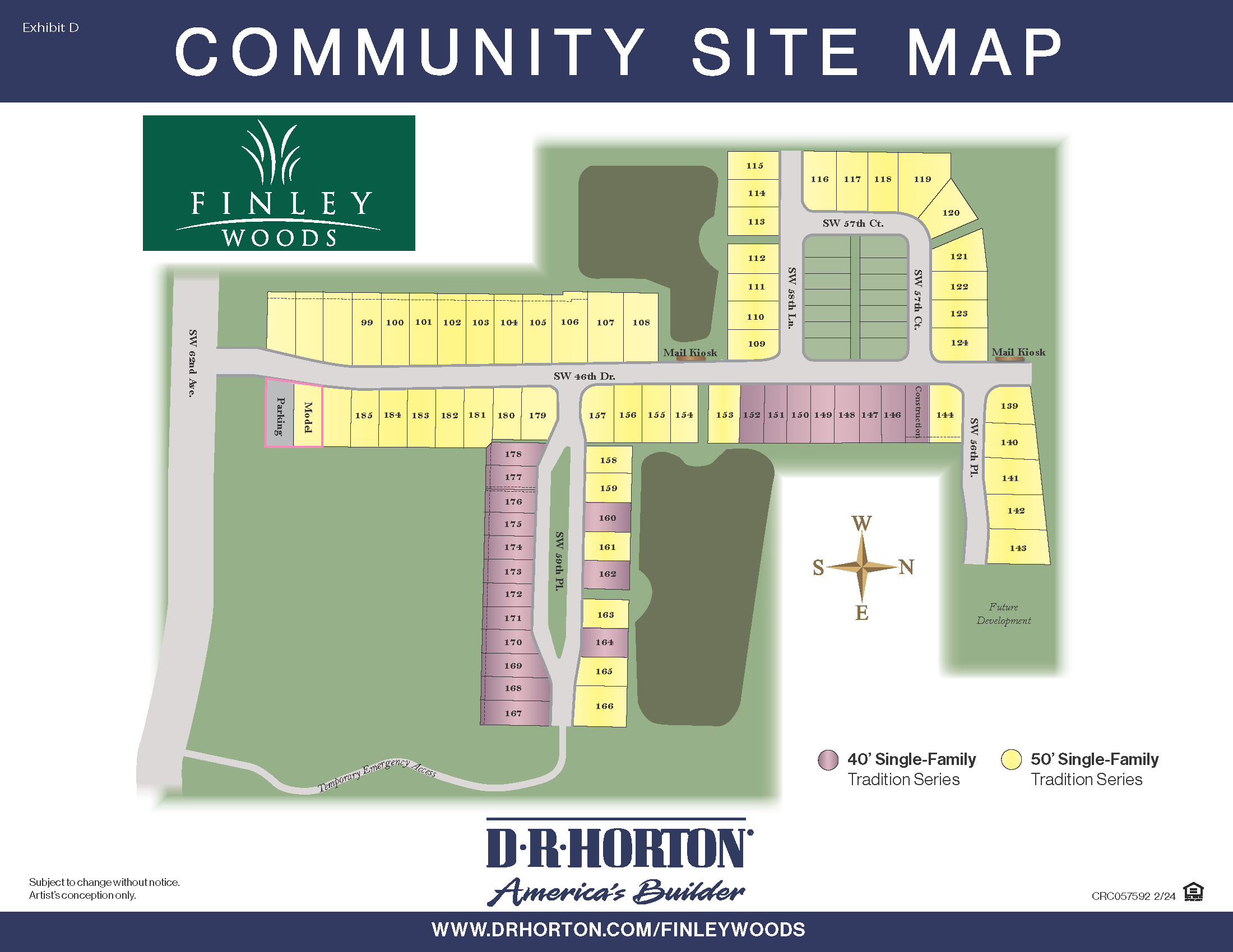 New Homes in Finley Woods GAINESVILLE, FL D.R. Horton