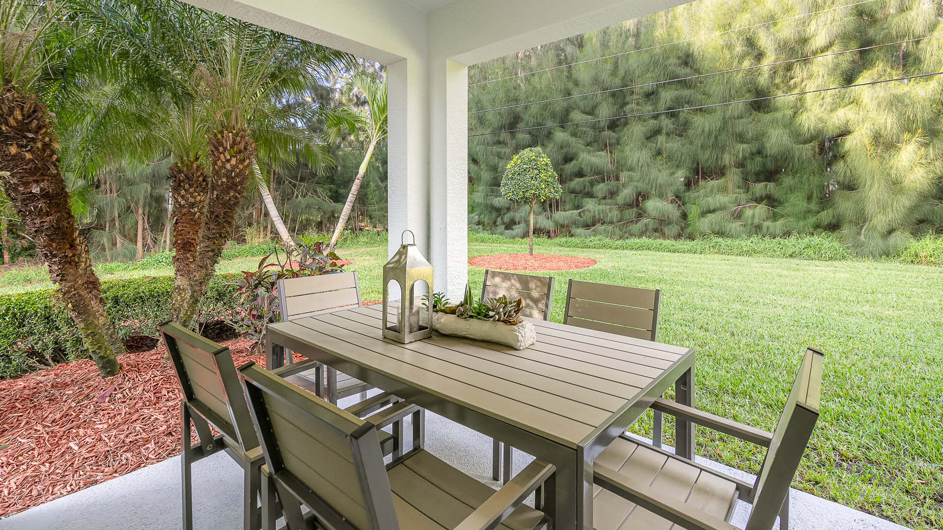 Exterior of back patio