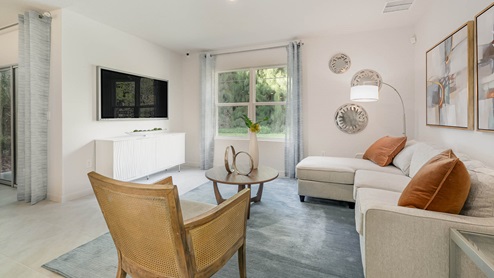 Cali Living Area with Double Windows