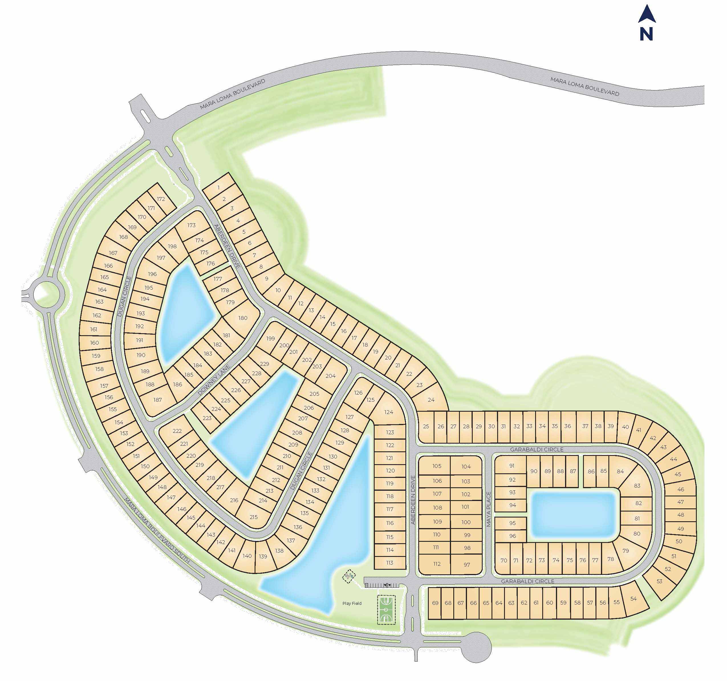 Static Lot Map