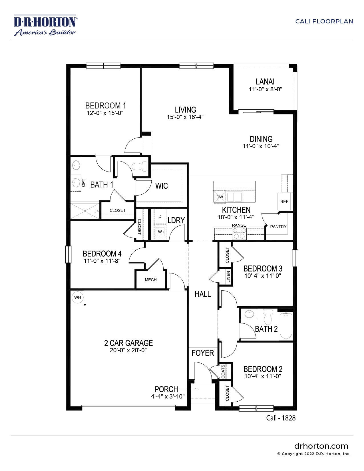 Cali Floor plan