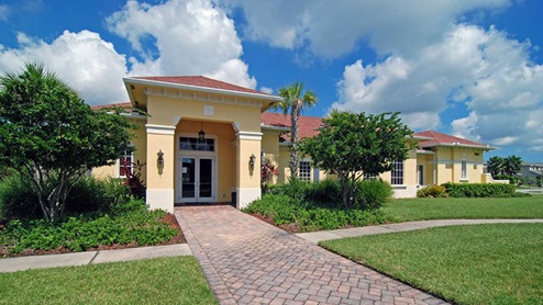 Community Clubhouse Entrance