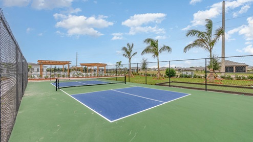 Pickleball Court located at the Crystal Bay Estates Amenity Center