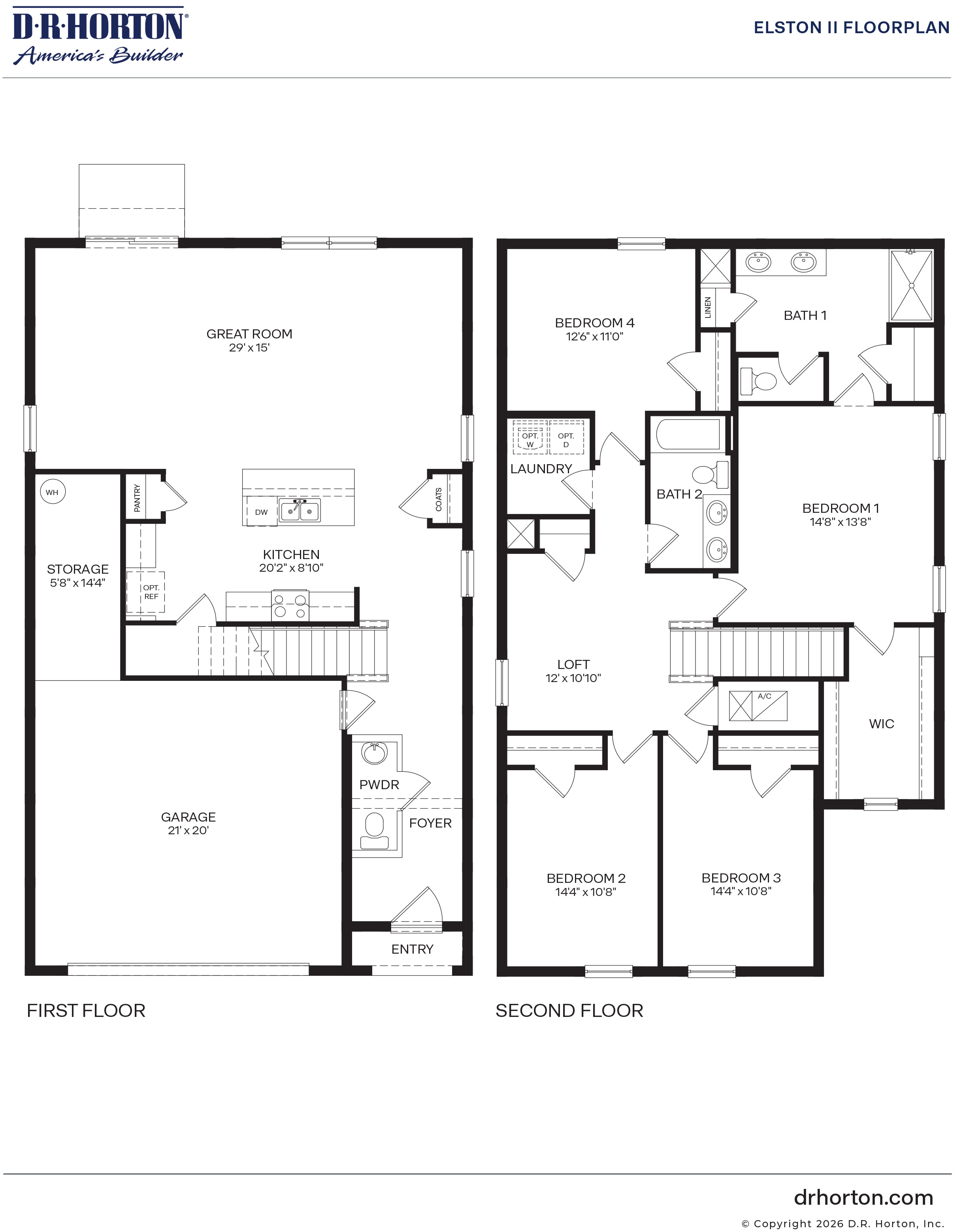 Elston II Floor Plan