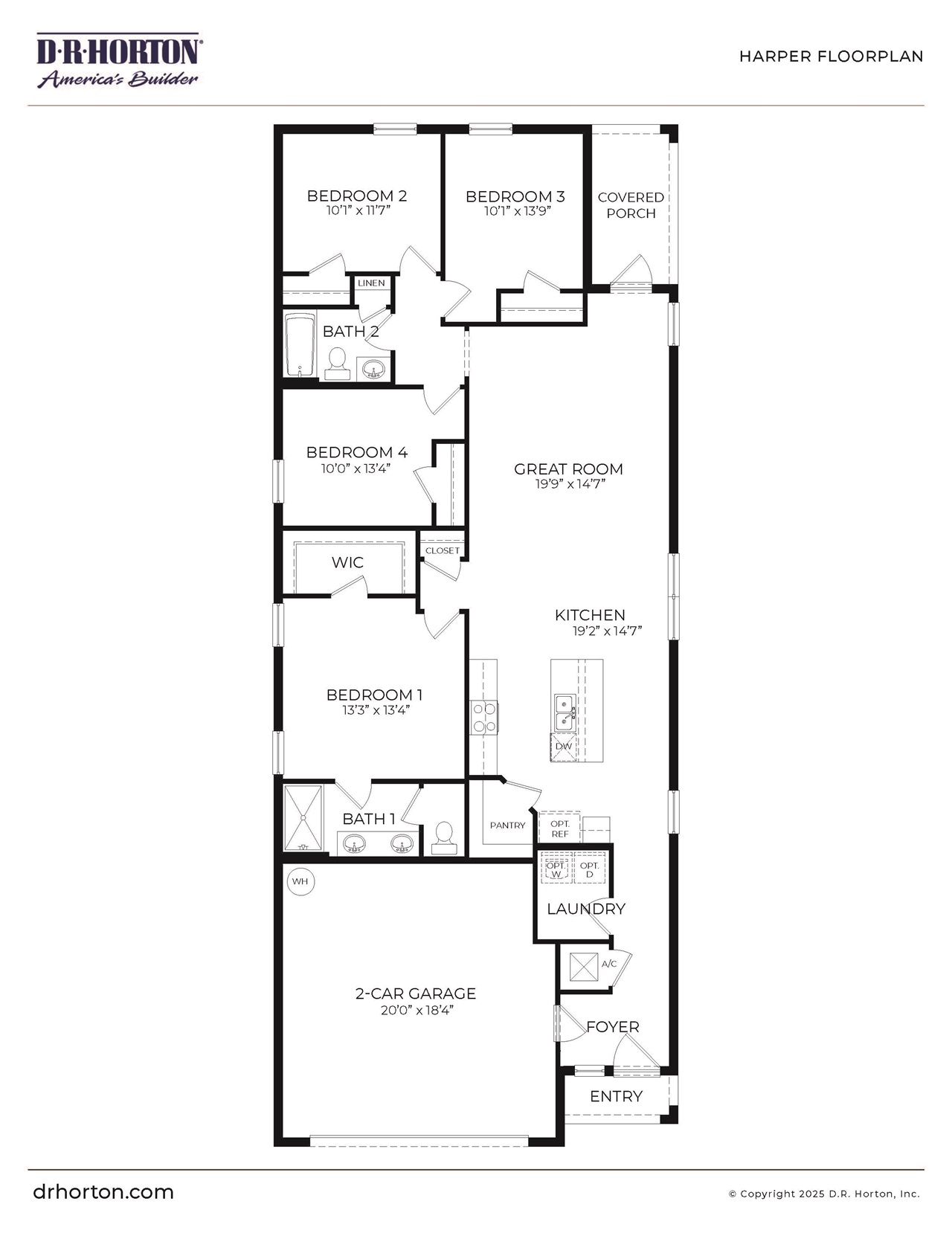 Harper floorplan