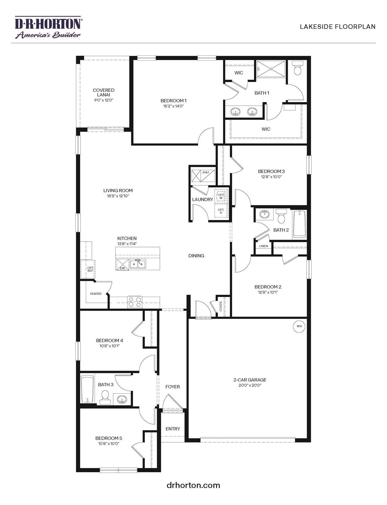 Lakeside floorplan