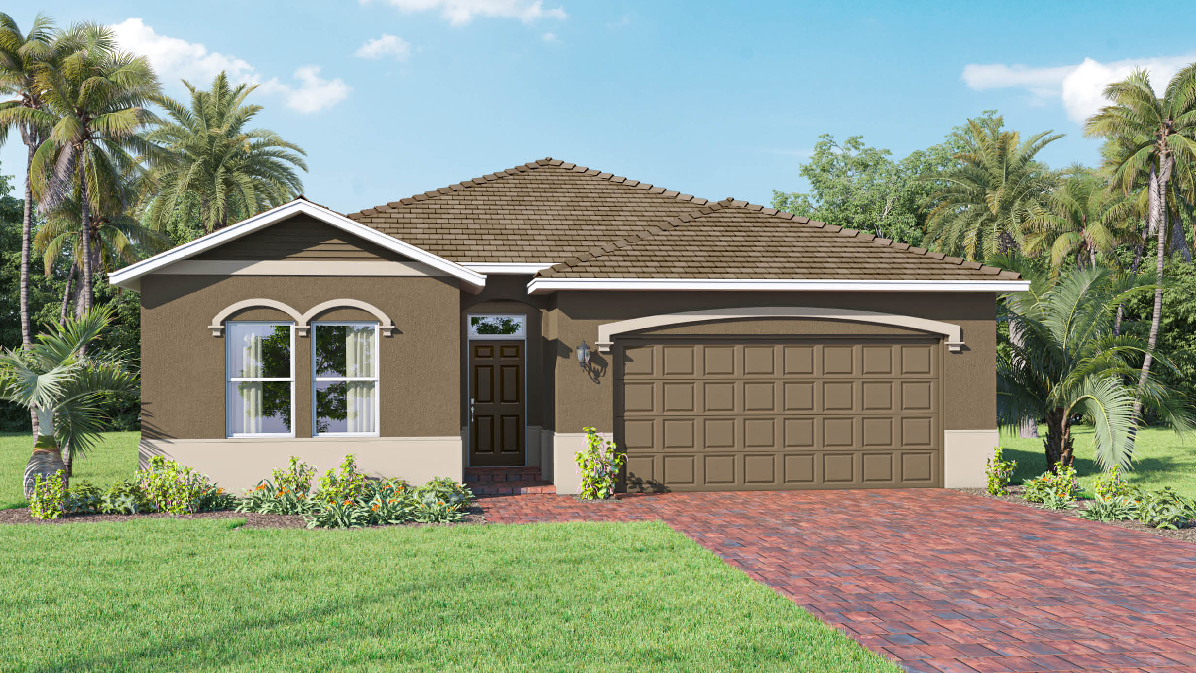 Floor Plan in Cypress Bay West Phase Two Palm Bay FL D R Horton