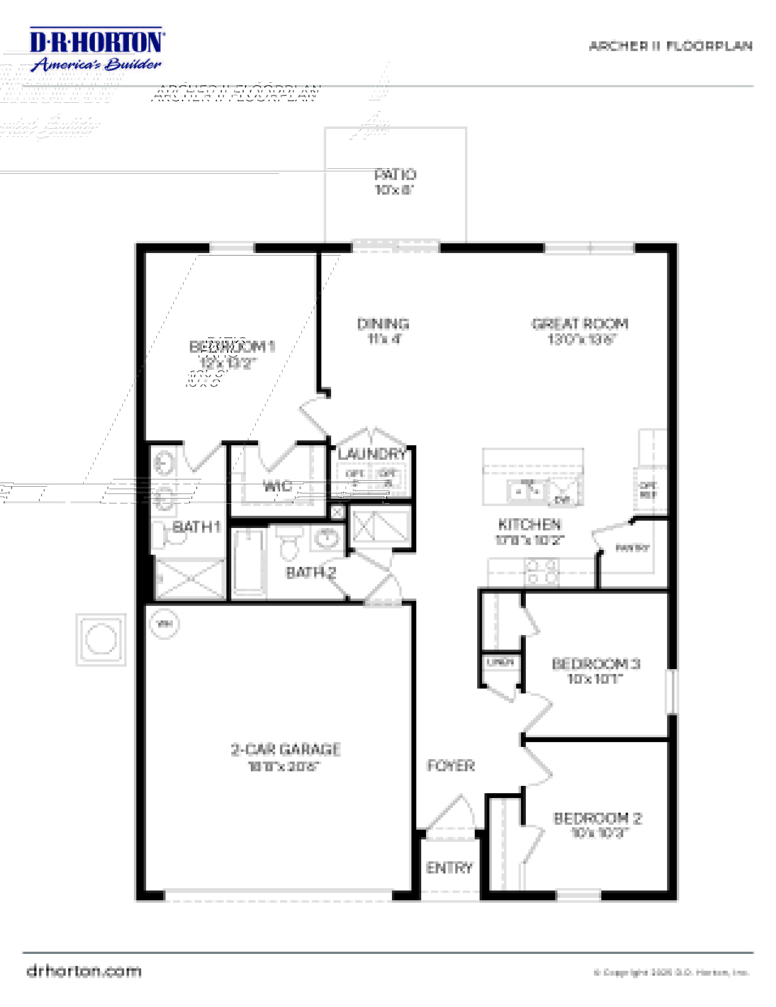 Archer II Floorplan