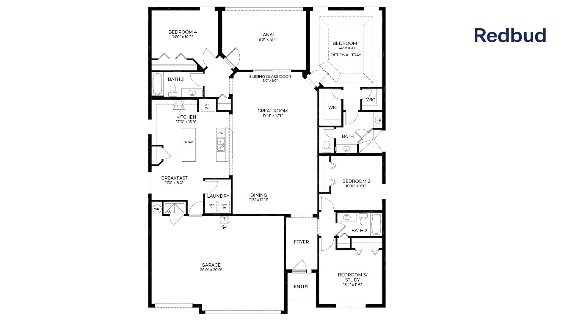 Redbud Riverwalk Floorplan
