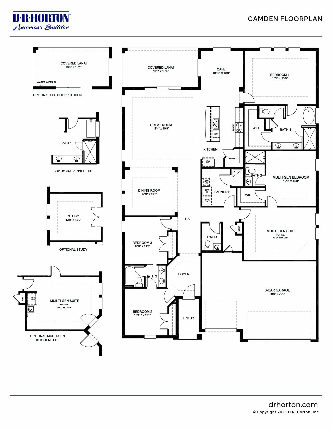 Camden Multi-Gen Floor Plan