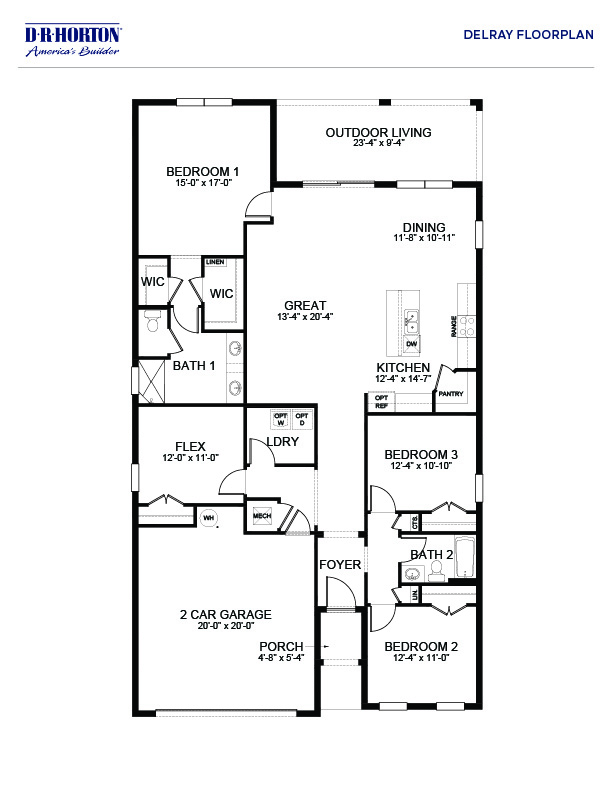 Delray Floor Plan