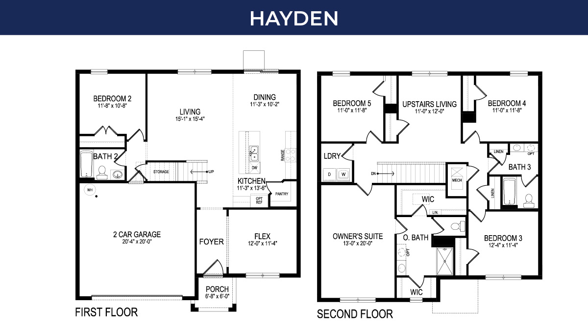 Floor Plan in Adamson Creek Cocoa, FL D.R. Horton