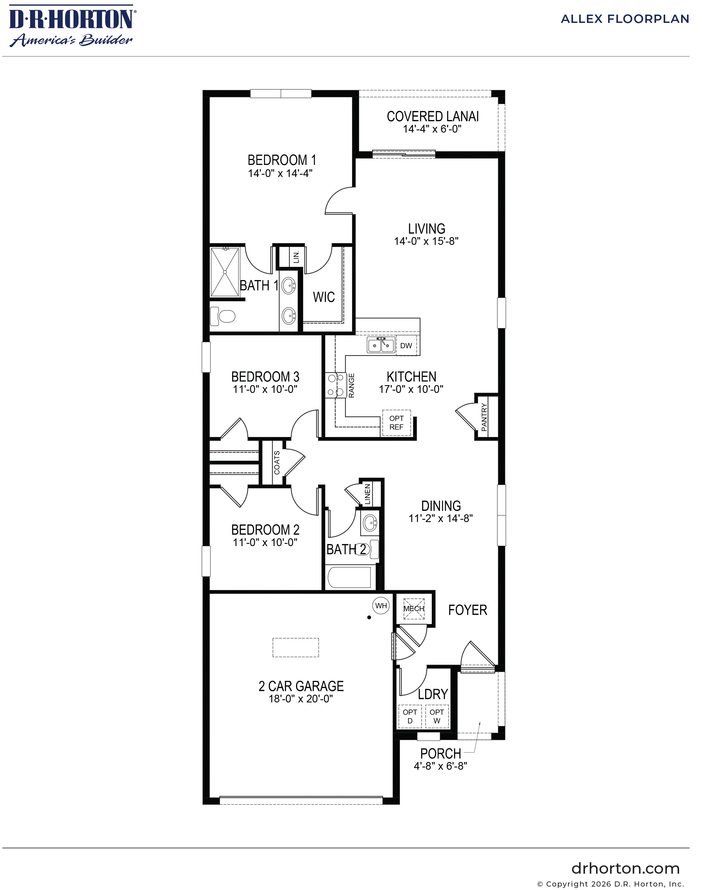 Allex Floor Plan
