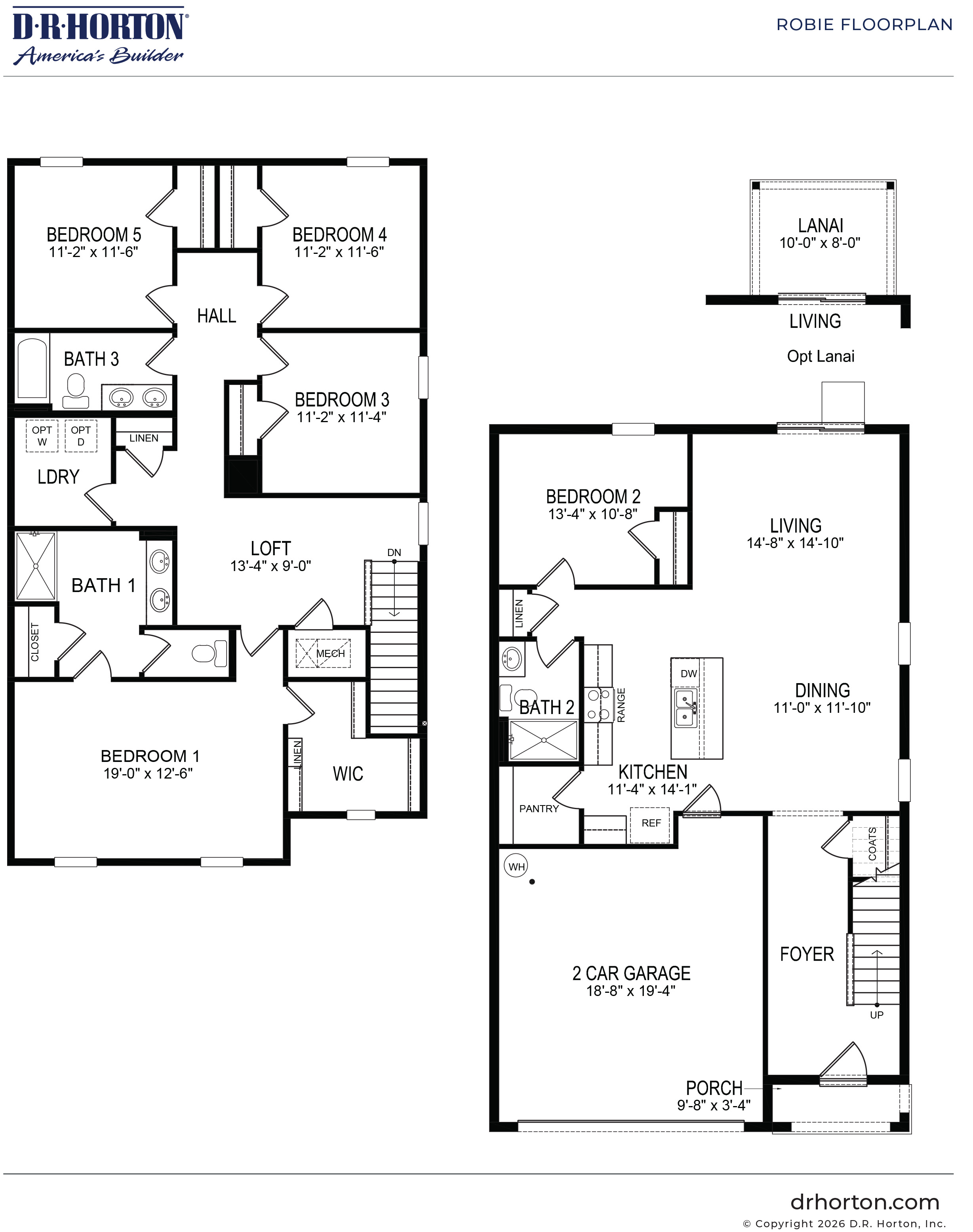 Robie Floor Plan