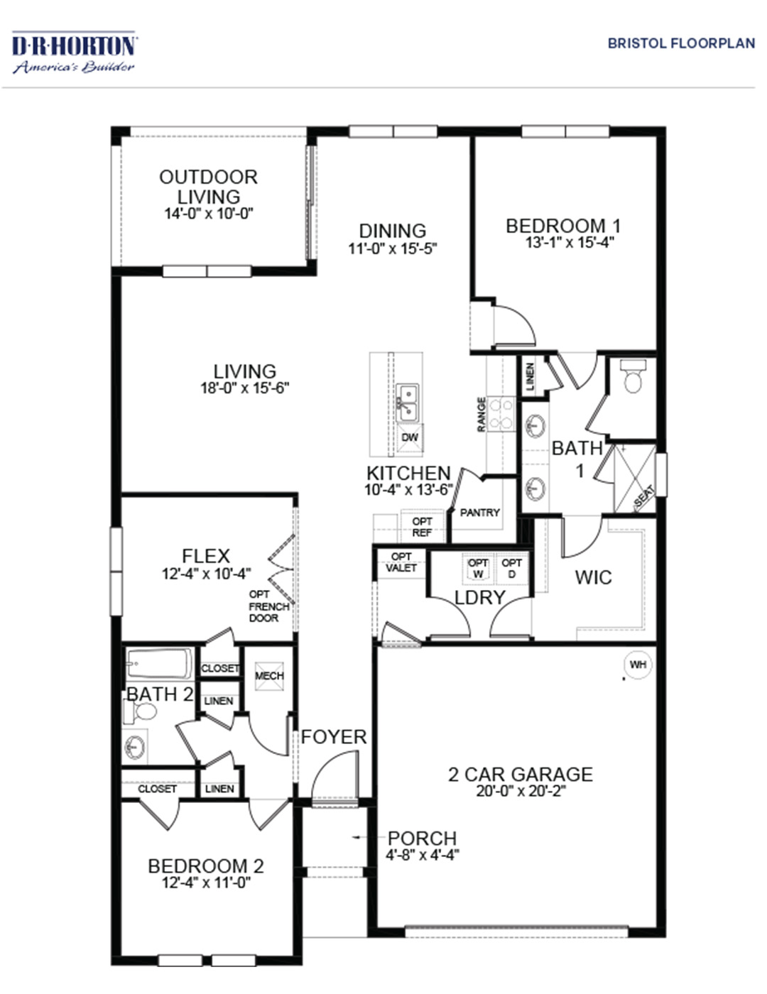 Bristol Floor Plan